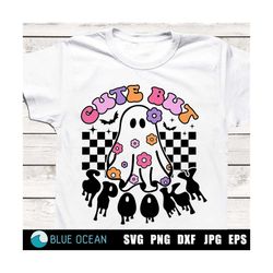 cute but spooky svg, halloween girl svg, halloween kids svg, spooky girl svg