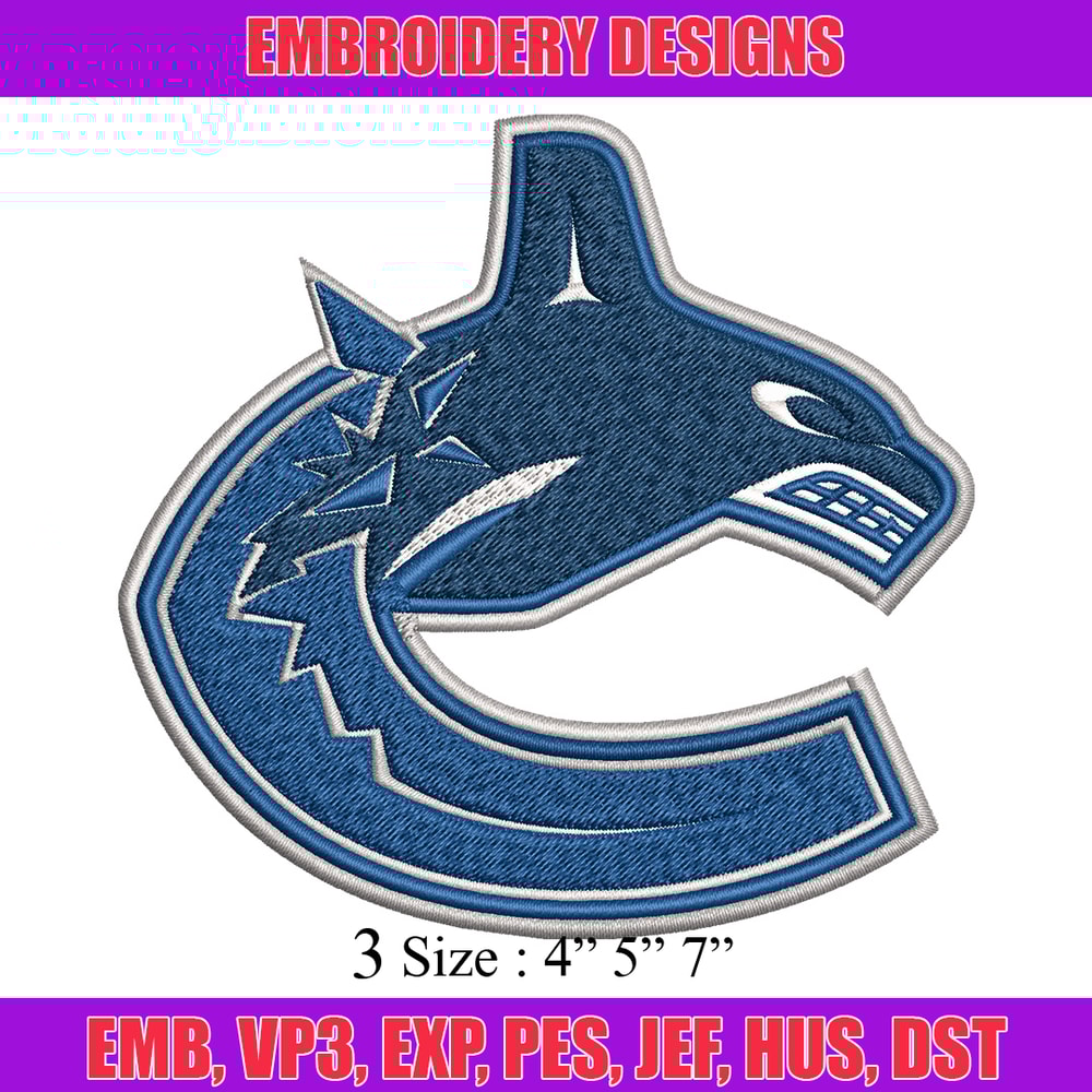 Vancouver Canucks Embroidery Design, Brand Embroidery, Embroidery File, Logo shirt, Sport Embroidery, Digital download.jpg