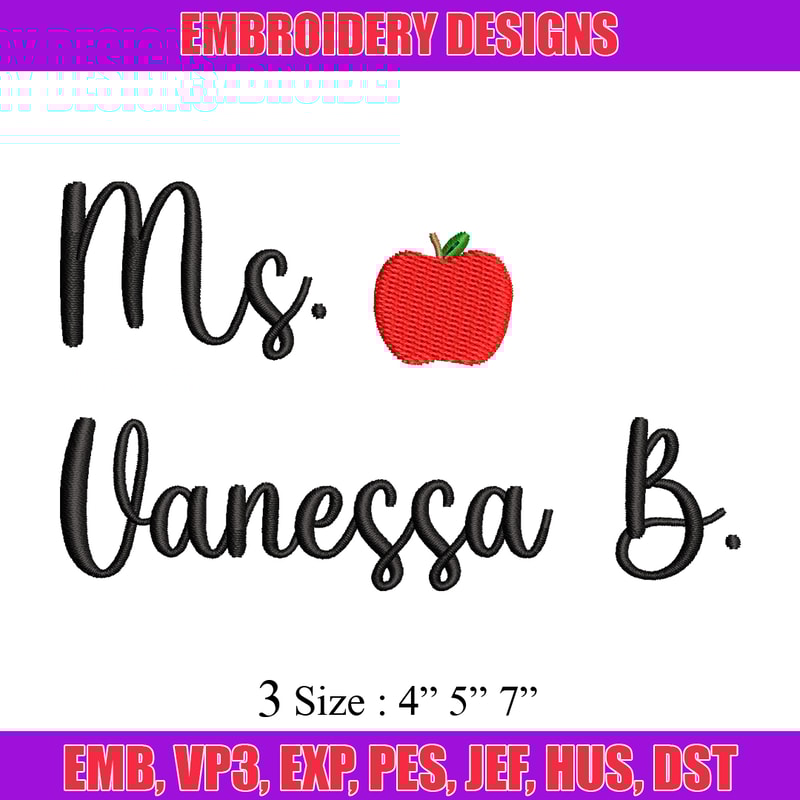 Vanessa B Logo embroidery design, Vanessa B logo embroidery, logo design, embroidery file, logo shirt, Digital download..jpg
