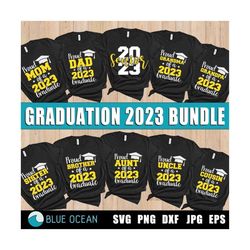 graduation bundle 2023 svg, senior 2023 bundle svg, graduation shirt 2023 svg, senior bundle svg