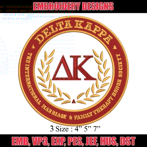 Delta Kappa embroidery design, Delta Kappa Logo embroidery, logo design, embroidery file, logo shirt, Digital download.jpg