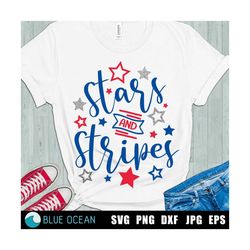 4th of july svg, star and stripes svg, independence day svg, patriotic shirt digital cut files