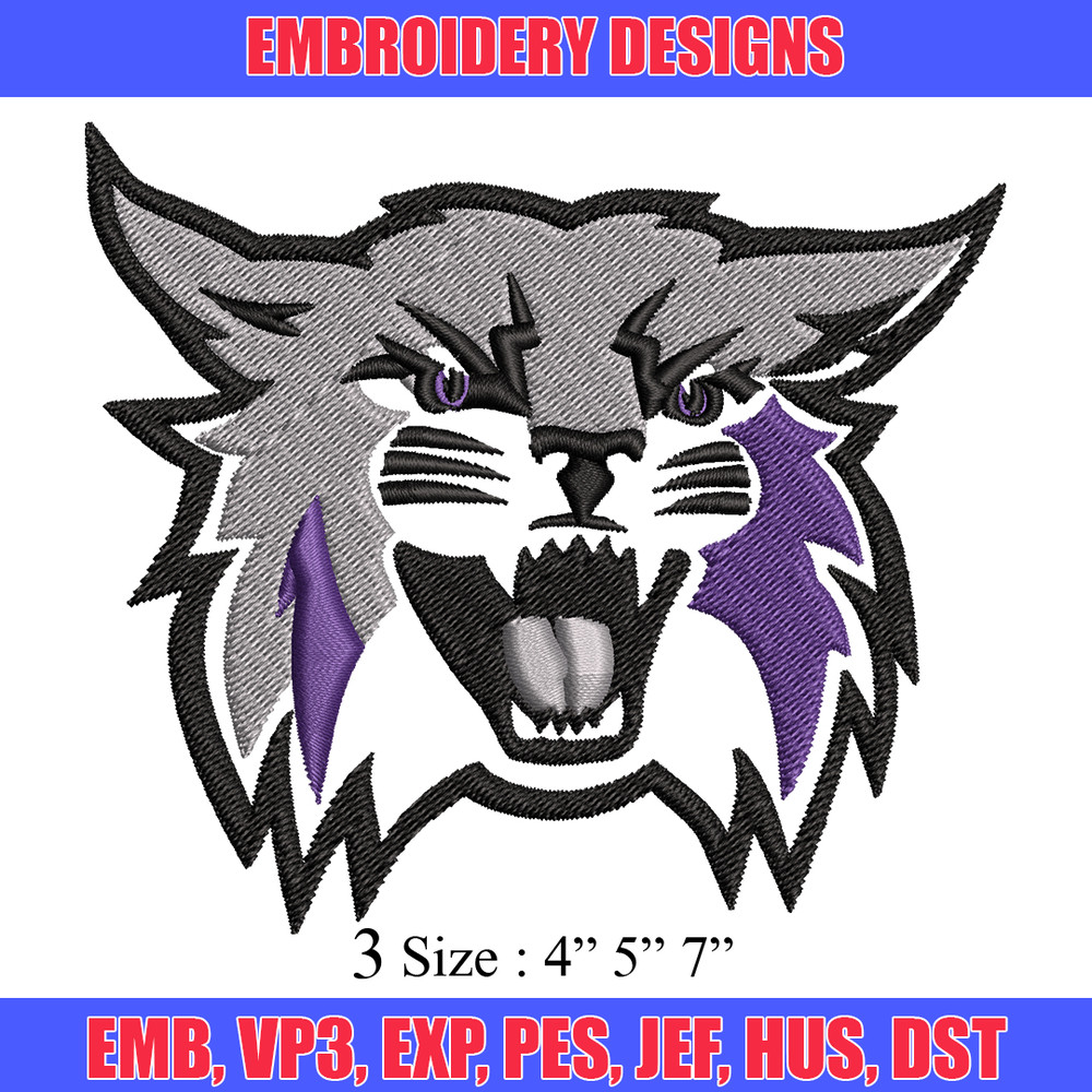Weber State Wildcats embroidery design, Weber State Wildcats embroidery, logo Sport, Sport embroidery, NCAA embroidery..jpg