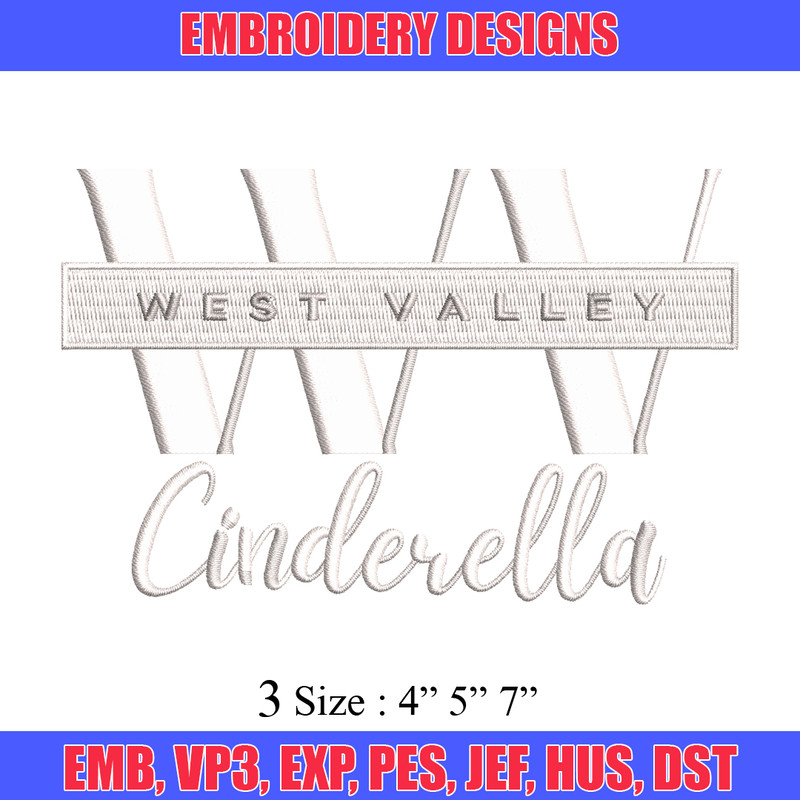 West Valley logo embroidery design, West Valley logo embroidery, logo design, Logo shirt, embroidery file, Digital download.jpg