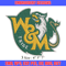 William and Mary Tribe embroidery design, William and Mary Tribe embroidery, Sport embroidery, NCAA embroidery..jpg