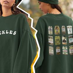 vintage canned pickles sweatshirt, pickle lovers sweatshirt t-shirt, canning hot peppers, refrigerator pickles, national