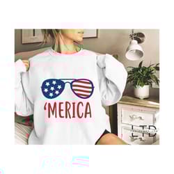 4th of july svg, merica sunglasses svg, american flag svg,patriotic svg, independence day svg, american aviators svg, su