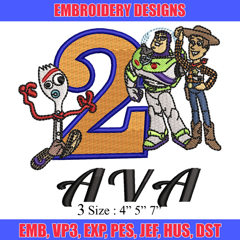 Woody and friends embroidery design, Woody and friends embroidery, logo design, embroidery file, Digital download..jpg