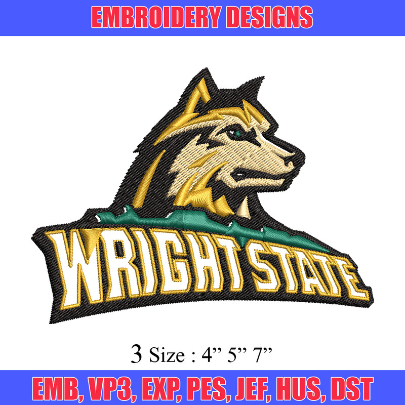 Wright State Raiders embroidery design, Wright State Raiders embroidery, logo Sport, Sport embroidery, NCAA embroidery..jpg