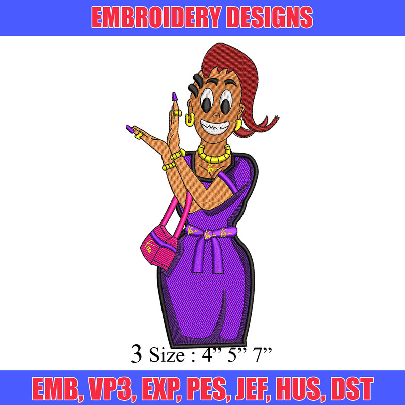 Yike girl embroidery design, Yike girl embroidery, logo design, Logo shirt, embroidery file, Digital download.jpg
