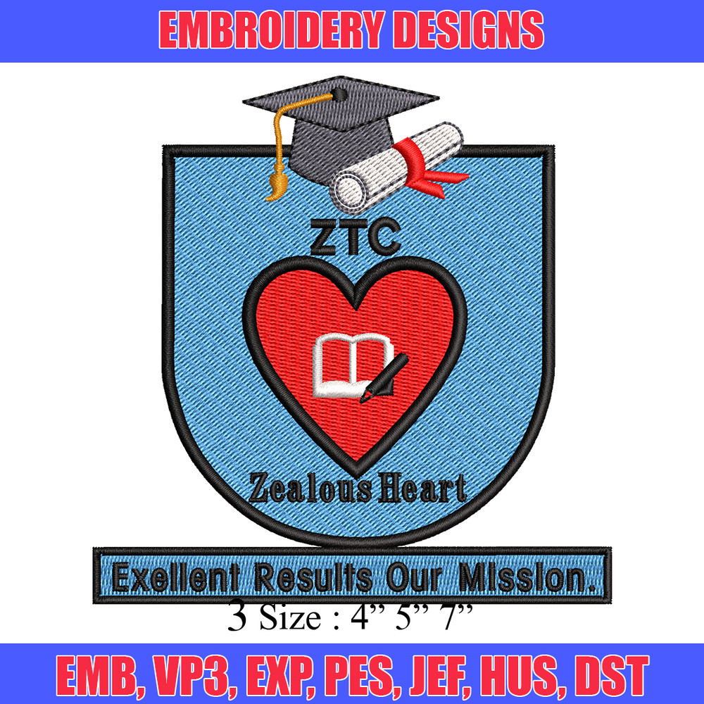 Zealous Tutorial Centre embroidery design, Zealous Tutorial Centre embroidery, logo design, logo shirt, Digital download.jpg