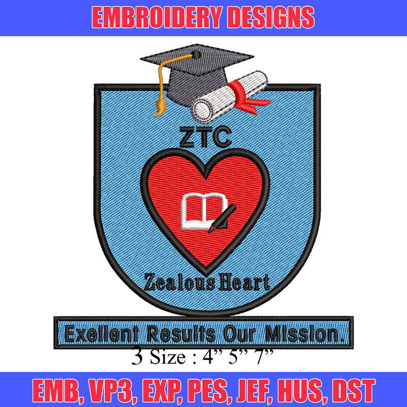 Zealous Tutorial Centre embroidery design, Zealous Tutorial Centre embroidery, logo design, logo shirt, Digital download.jpg