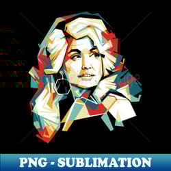 american singer dolly parton wpap - premium sublimation digital download - perfect for personalization