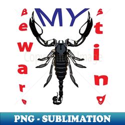 Scorpion Sting - Exclusive PNG Sublimation Download - Stunning Sublimation Graphics