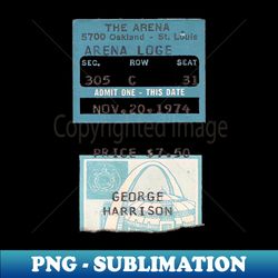 Harrison ticket stub - Stylish Sublimation Digital Download - Unlock Vibrant Sublimation Designs