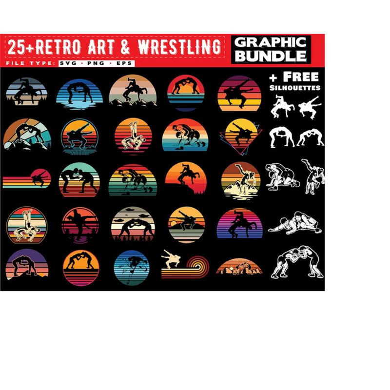2310202319538-wrestling-svg-files-retro-sunset-art-bundle-graphic-theme-image-1.jpg