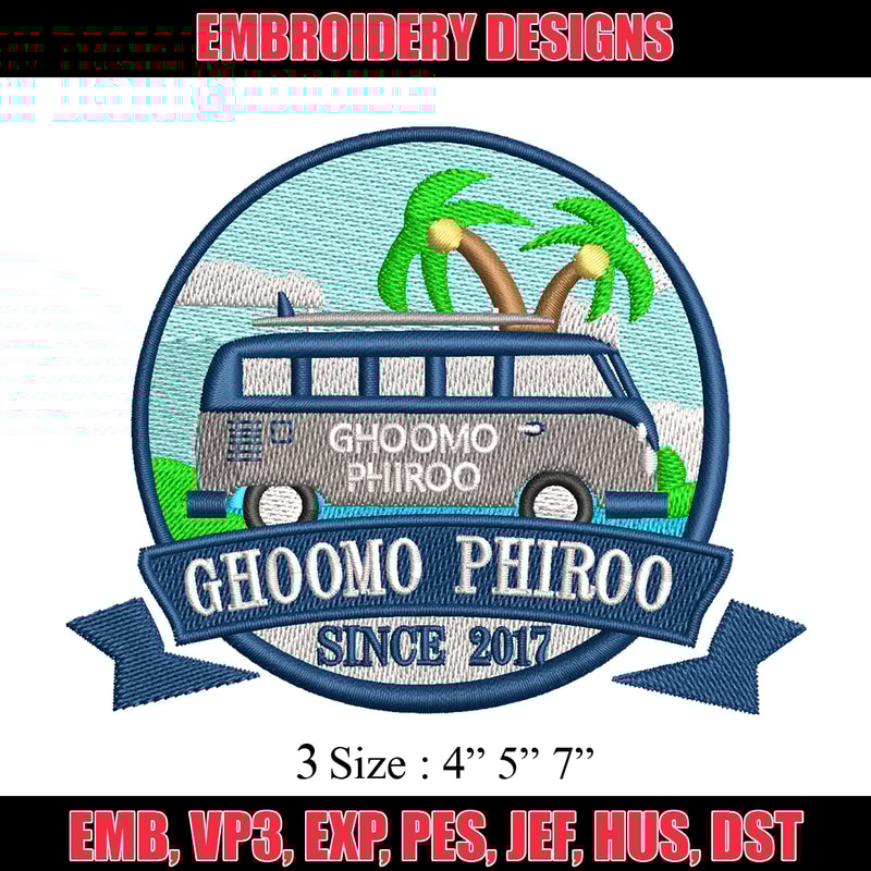 Ghoomo Phiroo embroidery design, Ghoomo Phiroo embroidery, logo design, embroidery file, logo shirt, Digital download..jpg