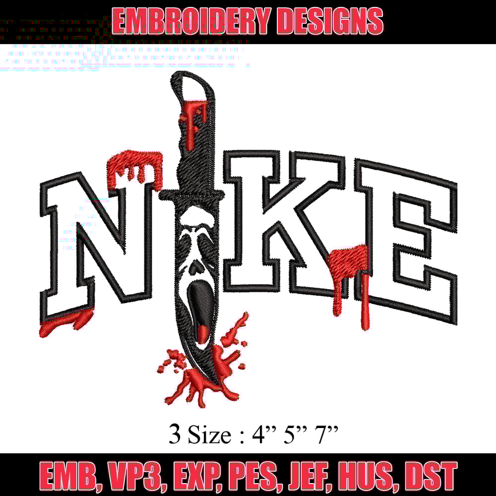 Ghost Face Nike Embroidery design, Ghost Face Nike Embroidery, Embroidery File, Nike design, Digital download..jpg