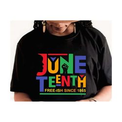 juneteenth free-ish 1865 svg, black history svg, black power svg, juneteenth svg, since 1865 svg, freedom day svg, afric
