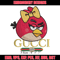 Girl Bird gucci Embroidery design, Angry Birds Embroidery, cartoon design, Embroidery File, logo shirt, Instant download.jpg