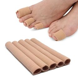 1pc feet corrector finger corrector insoles fabric gel silicone tube bunion toes fingers separator divider protector