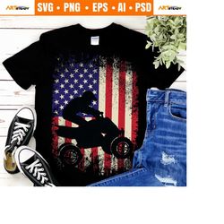 four wheeler svg quad bike - atv motorcycle svg files patriotic flag