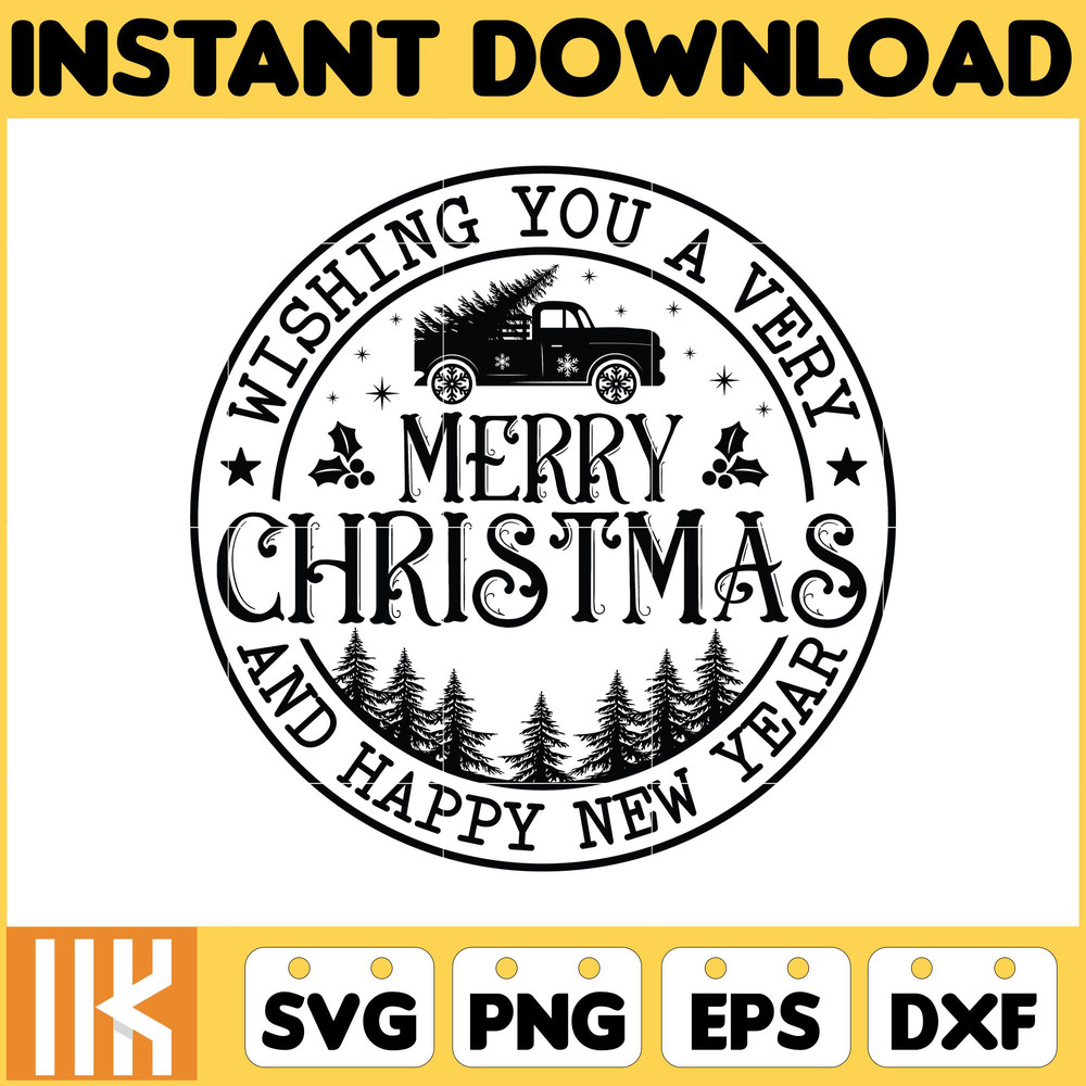 Vintage Christmas Round Sign Svg, Christmas Svg, Christmas gift Svg, Winter Svg, gift Svg, Funny Christmas Svg , Christmas for cricut (8).jpg