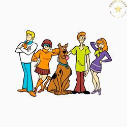 vintage scooby doo characters svg graphic design file