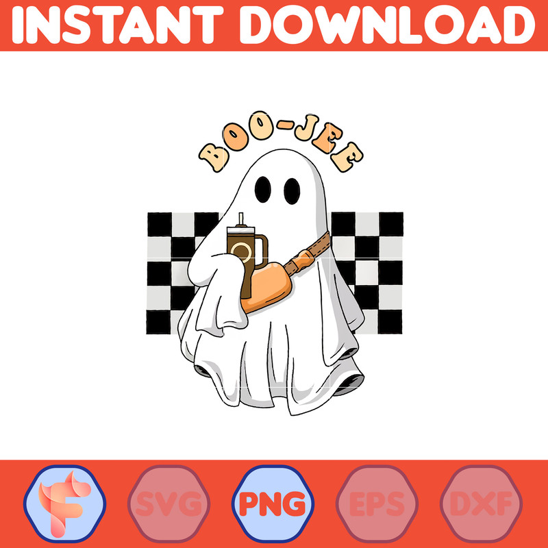Boo-Jee ghost Png, Black Png, High Quality, Vector, Trendy, Digital Files, Cut Svg, Instant Download (5).jpg