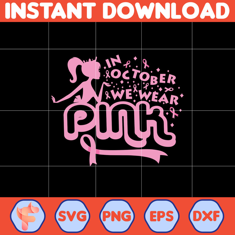 Breast Cancer Svg, Pink Awareness Ribbon Svg, Breast Cancer Awareness Instant Download Digital, Fight Cancer Quote Svg (3).jpg