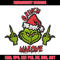 Grinch Middle Finger Embroidery design, Grinch christmas Embroidery, Embroidery File, Grinch design, Instant download..jpg