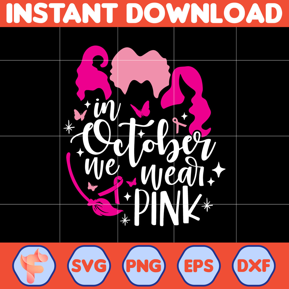 Breast Cancer Svg, Pink Awareness Ribbon Svg, Breast Cancer Awareness Instant Download Digital, Fight Cancer Quote Svg (8).jpg