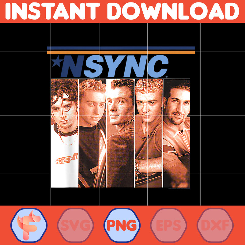 Nsync Png, In my Nsync Reunion Era Png, NSync Album Cover Png, NSync Era Png, Nsync Boy Band 90s Png (6).jpg