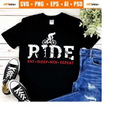 mountain bike svg files cool ride design- mtb or cyclist bicycle svg