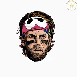 vintage mlb player bryce harper headband png download