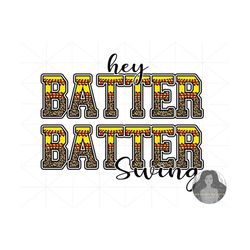 hey batter batter swing png, softball png, softball gifts, leopard print, gift for mom, softball designs, trendy png, pn