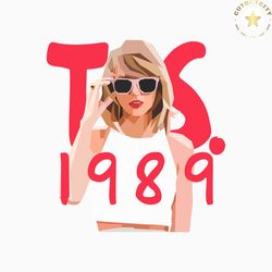 retro taylor swift sunglasses 1989 svg cutting digital file