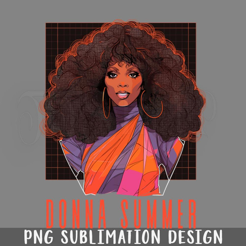 DMCC979-Donna Summer Retro Style Fan PNG Download.jpg
