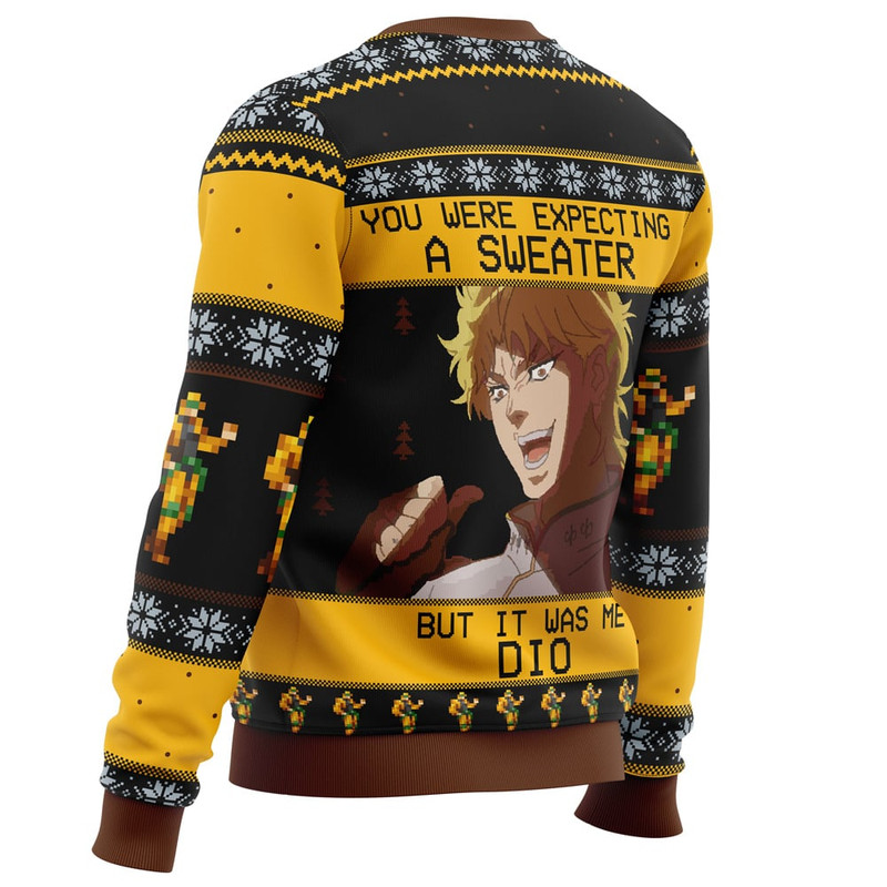 It Was Me Dio Jojo Bizarre Adventure All Over Print Hoodie 3D Zip Hoodie 3D Ugly Christmas Sweater 3D Fleece Hoodie