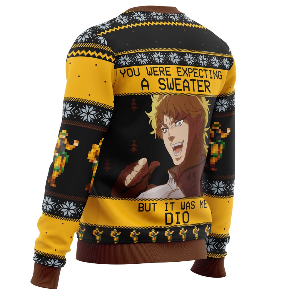 It Was Me Dio Jojo Bizarre Adventure All Over Print Hoodie 3D Zip Hoodie 3D Ugly Christmas Sweater 3D Fleece Hoodie