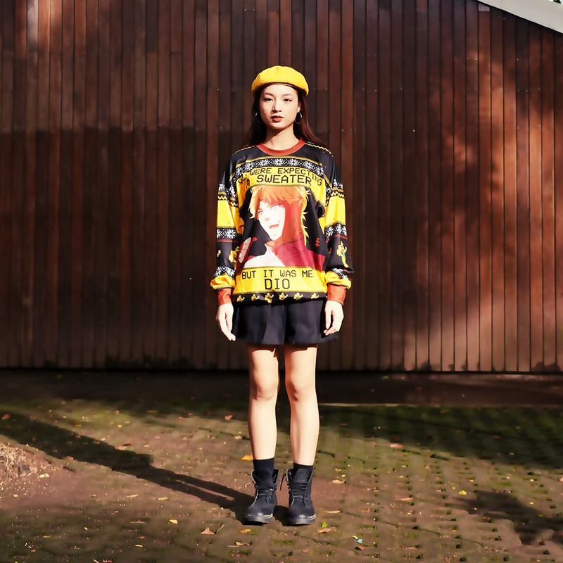 It Was Me Dio Jojo Bizarre Adventure All Over Print Hoodie 3D Zip Hoodie 3D Ugly Christmas Sweater 3D Fleece Hoodie