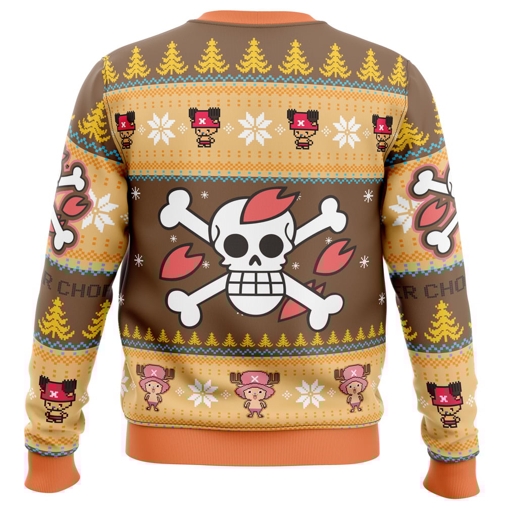 Christmas Tony Chopper One Piece All Over Print Hoodie 3D Zip Hoodie 3D Ugly Christmas Sweater 3D Fleece Hoodie