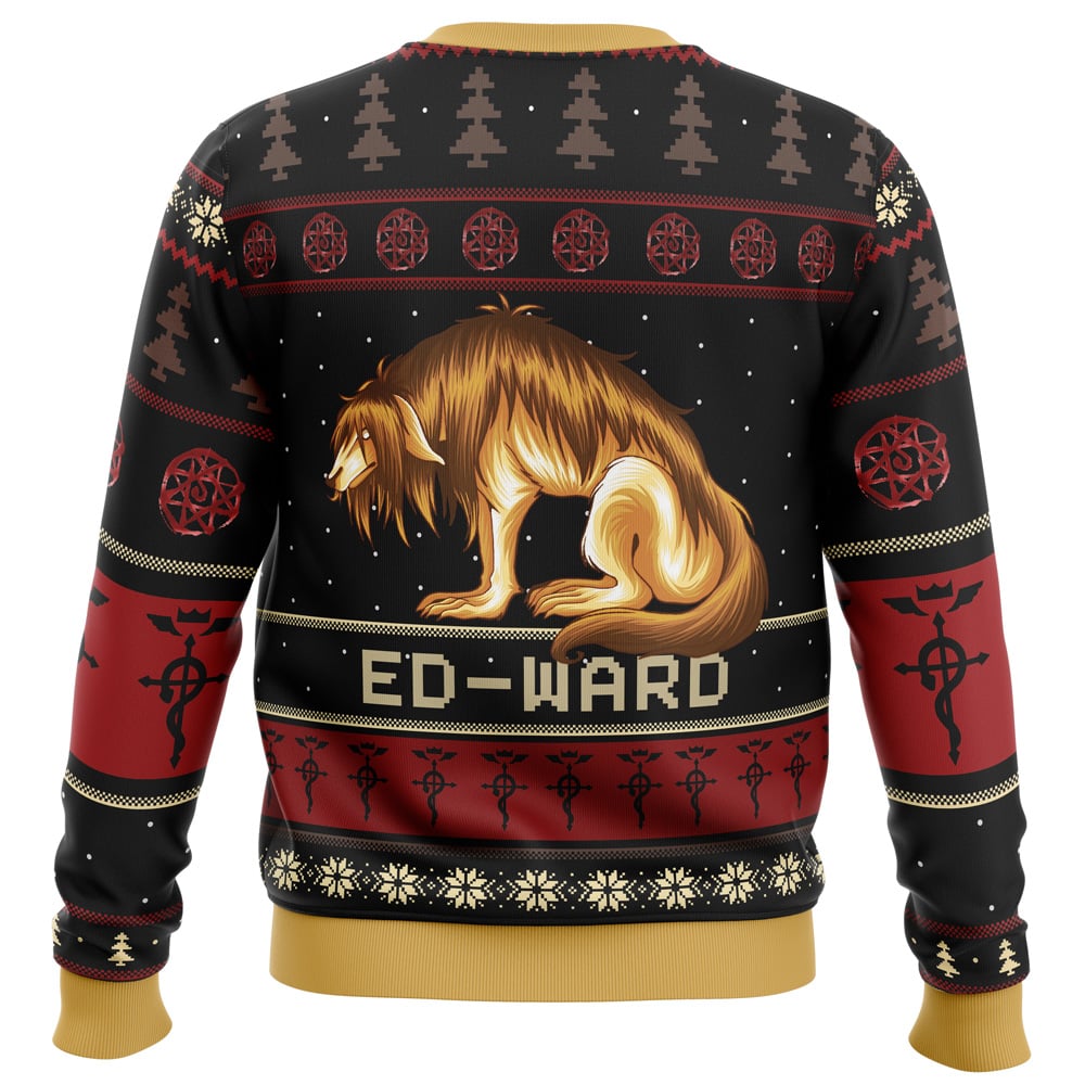 Fullmetal Alchemist Chimera Nina Tucker Ed-ward Hoodie 3D Zip Hoodie 3D Ugly Christmas Sweater 3D Fleece Hoodie