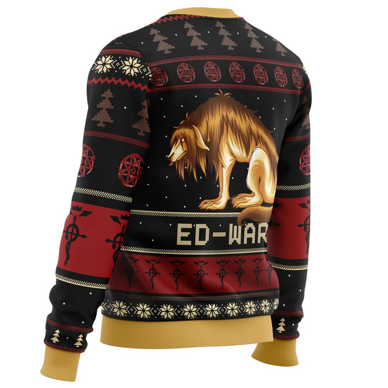 Fullmetal Alchemist Chimera Nina Tucker Ed-ward Hoodie 3D Zip Hoodie 3D Ugly Christmas Sweater 3D Fleece Hoodie