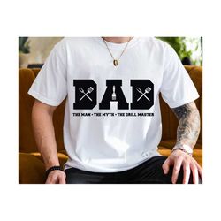 the man the myth the grill master svg, father day svg, grill master svg, grillfather svg, bbq for dad, svg files for cricut sublimation