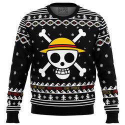 one piece straw hat pirates all over print hoodie 3d zip hoodie 3d ugly christmas sweater 3d fleece hoodie