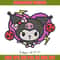 Kuromi Embroidery design, Hello Kitty Embroidery, cartoon design, Embroidery File, cartoon shirt, Digital download.jpg