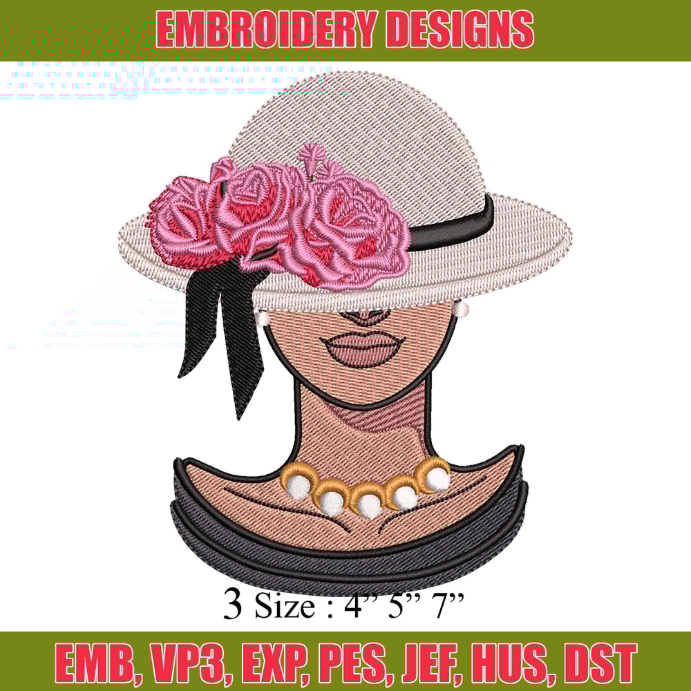 Lady embroidery design, Lady embroidery, logo design, embroidery file, logo shirt, embroidery logo, Digital download..jpg