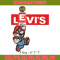 Levi's Mario Embroidery design, Levi's Mario Embroidery, cartoon design, Embroidery File, Levi's logo, Instant download.jpg