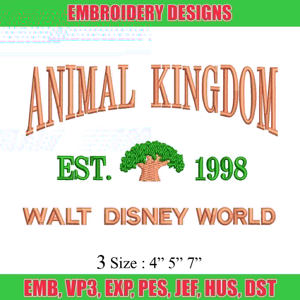 Animal Kingdom embroidery design, Animal Kingdom embroidery, logo design, embroidery file, logo shirt, Digital download..jpg